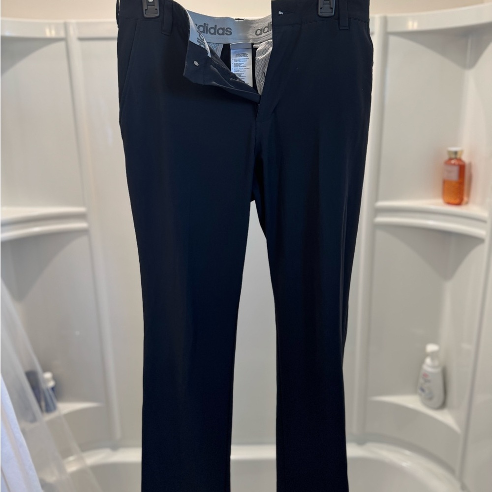 Adidas Black Pleated Golf Pants
